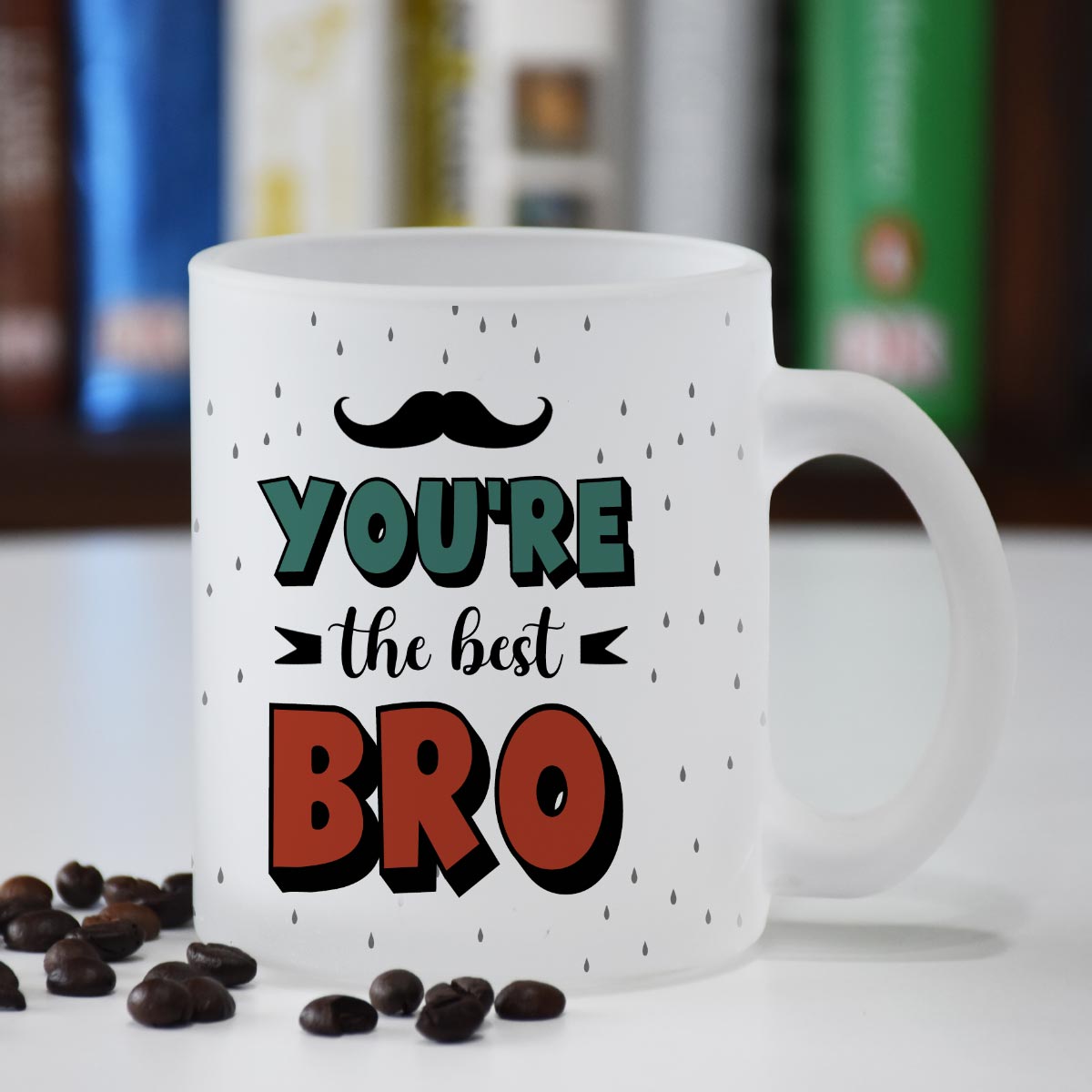 You are the Best Bro Frosted Coffee Mug-2