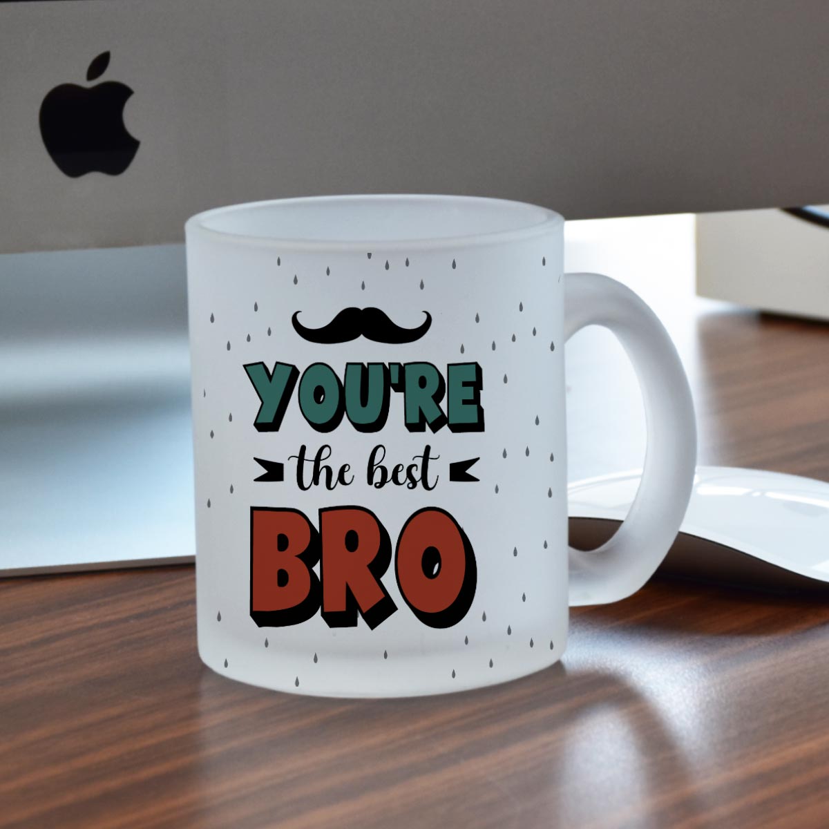 You are the Best Bro Frosted Coffee Mug-3