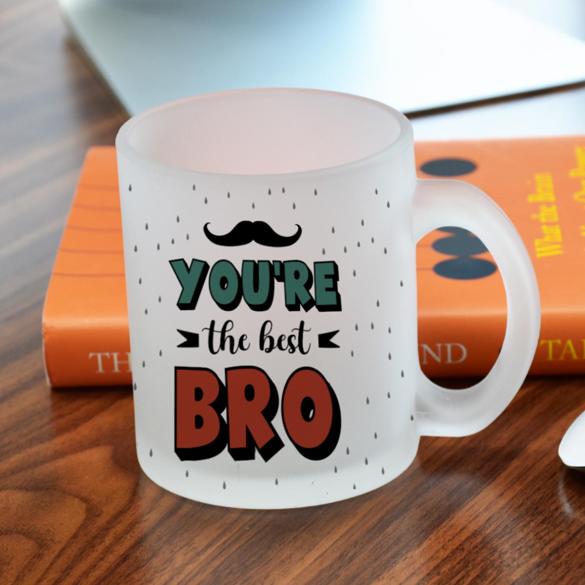 You are the Best Bro Frosted Coffee Mug-4