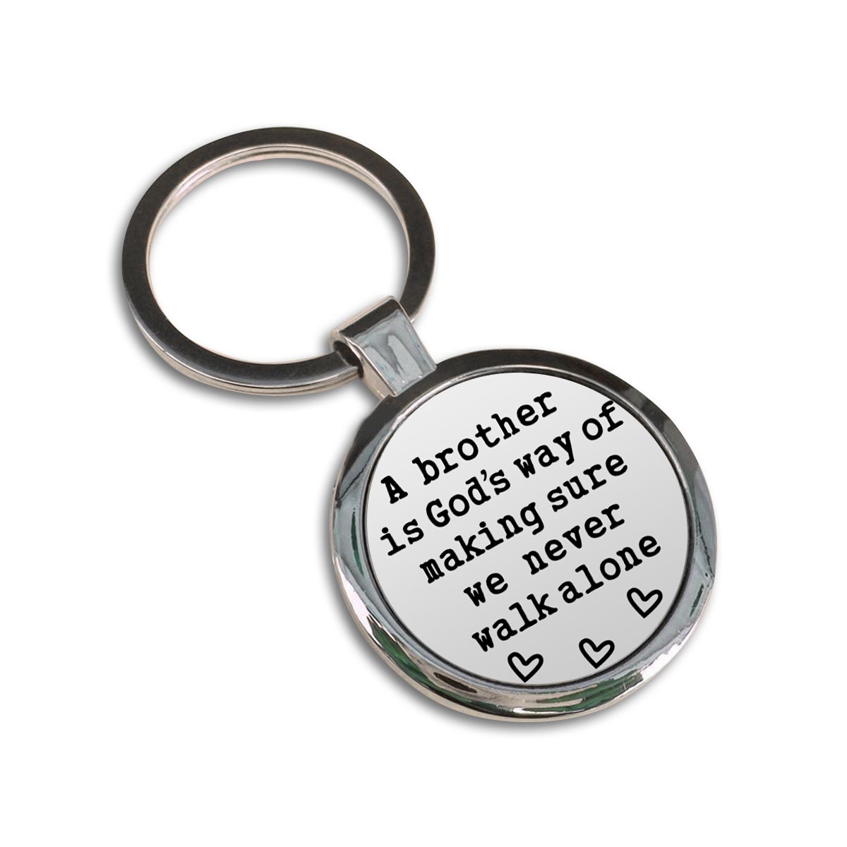 Brother's Guardian Metal Keychain-3
