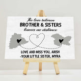 Personalised Brother & Sister are never apart Mini Easel-1
