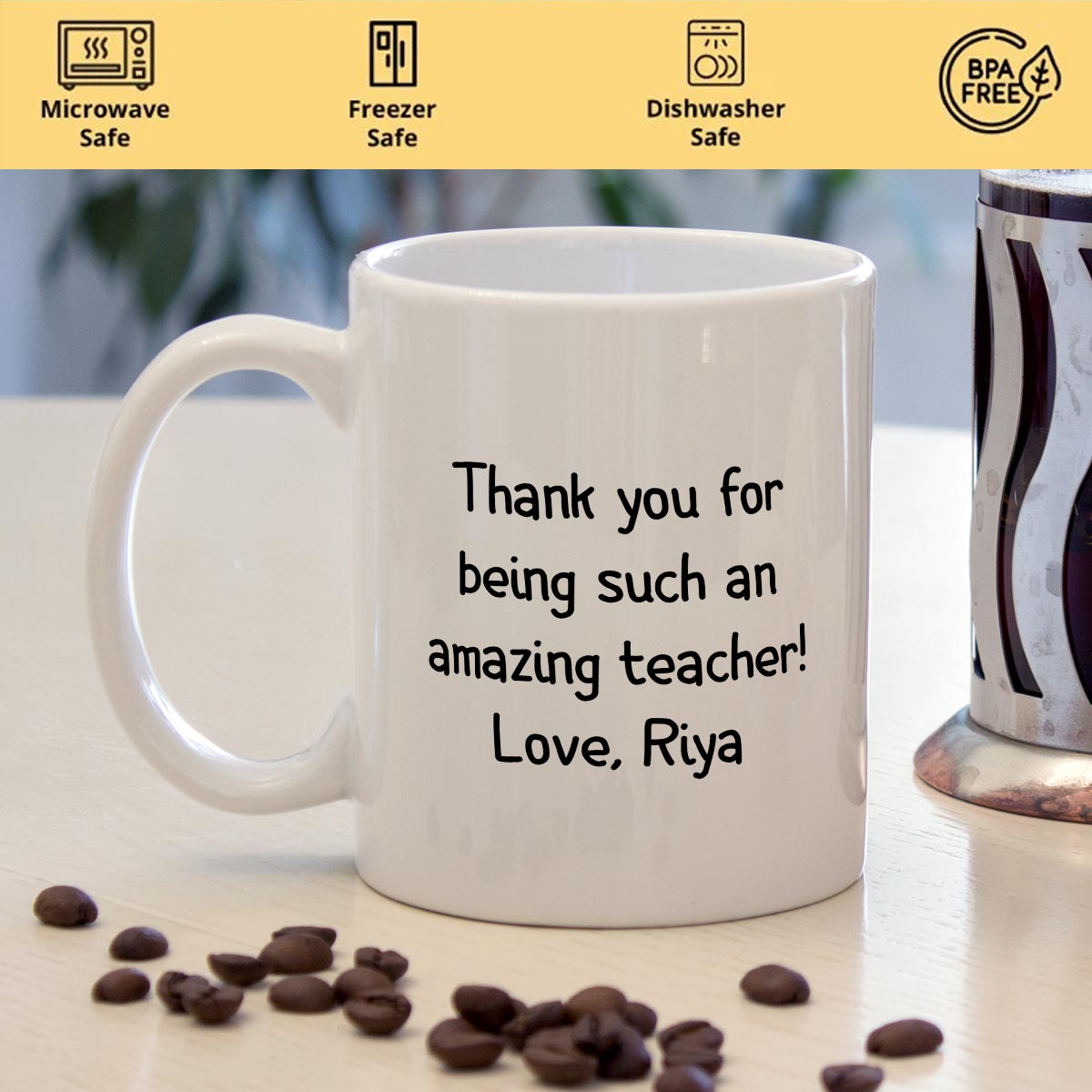Heartfelt Tribute Ceramic Teacher Mug-3