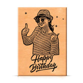 Customized Engraved Wooden Photo Frame for Birthday-1