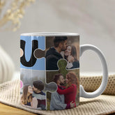 Personalized You Complete Me Couple Coffee Mug for Valentine's Day-1