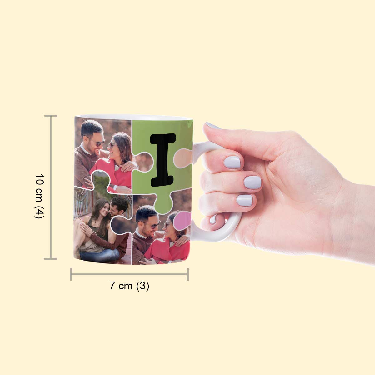 Personalized You Complete Me Couple Coffee Mug for Valentine's Day-5