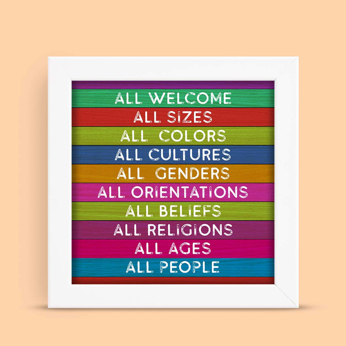 Welcome All People Frame