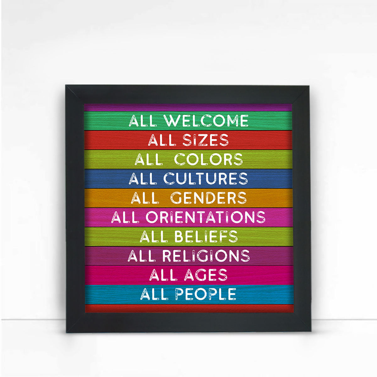 Welcome All People Frame