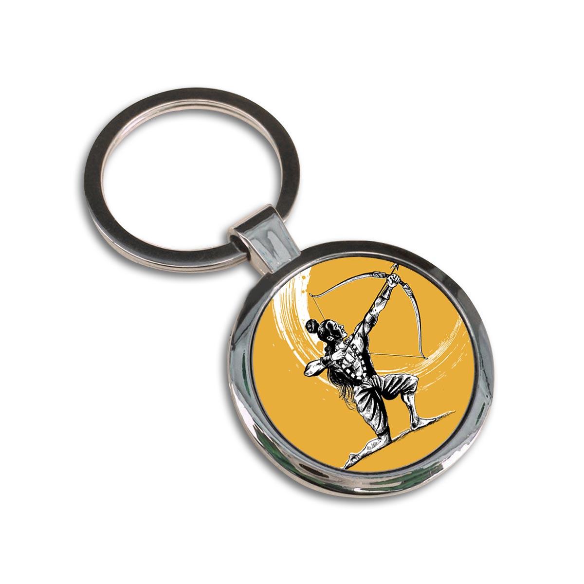 Jai Shree Ram Metal Keychain-3