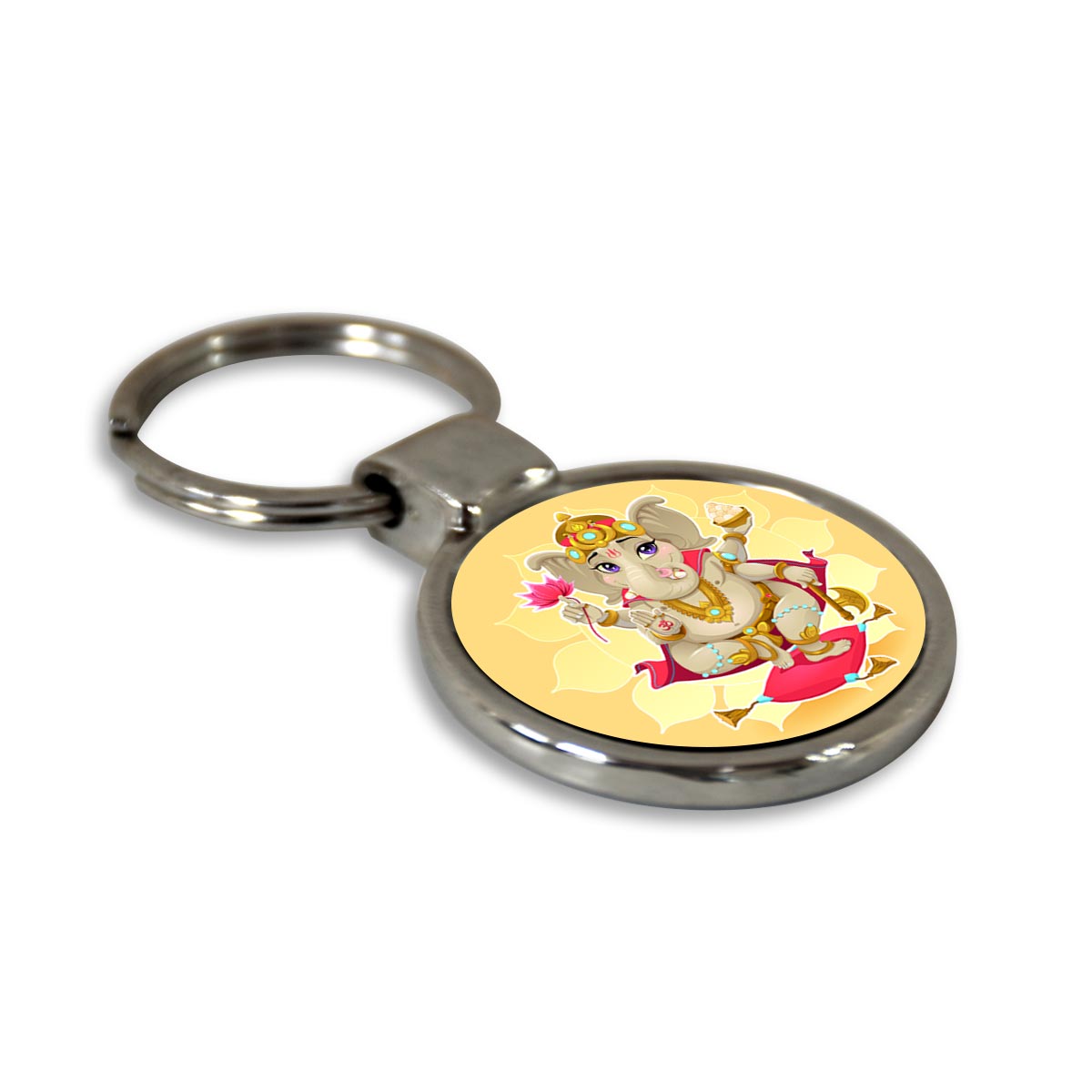 Lambodara Metal Keychain-4