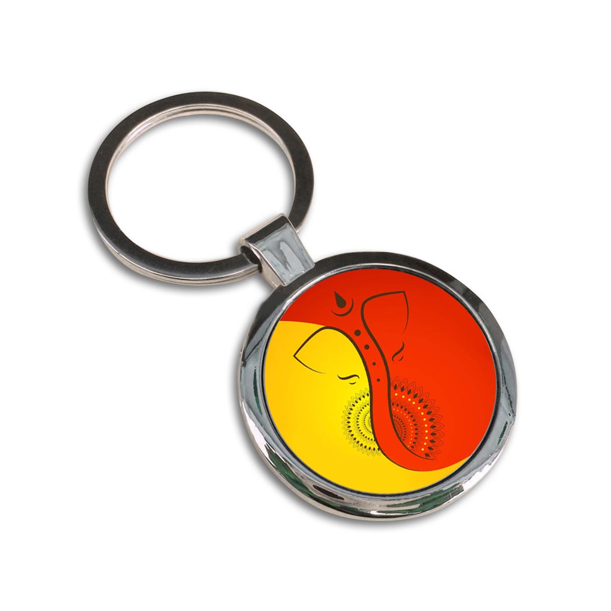 Vighneshvara Metal Keychain-3
