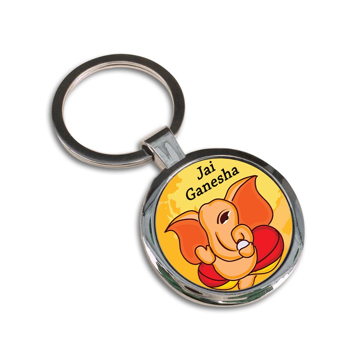 Siddhivinayaka Ganesha Metal Keychain-3