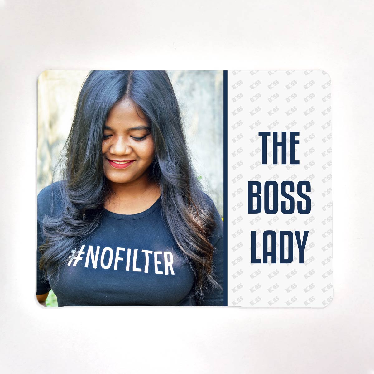 Personalised The Boss Lady Magnet-2