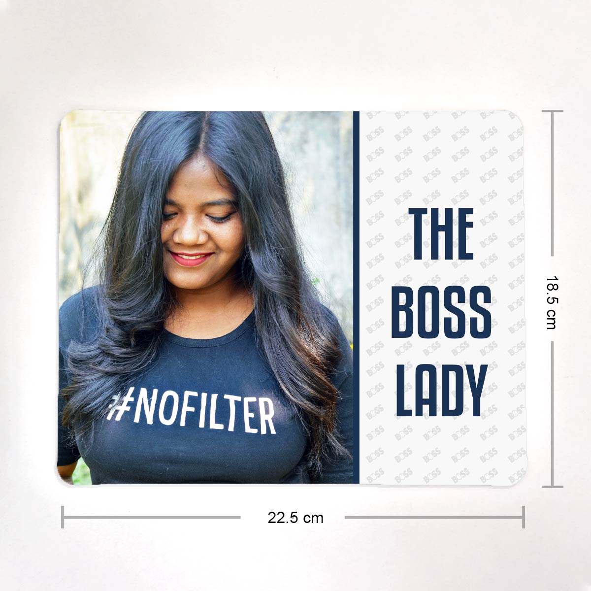 Personalised The Boss Lady Magnet-4