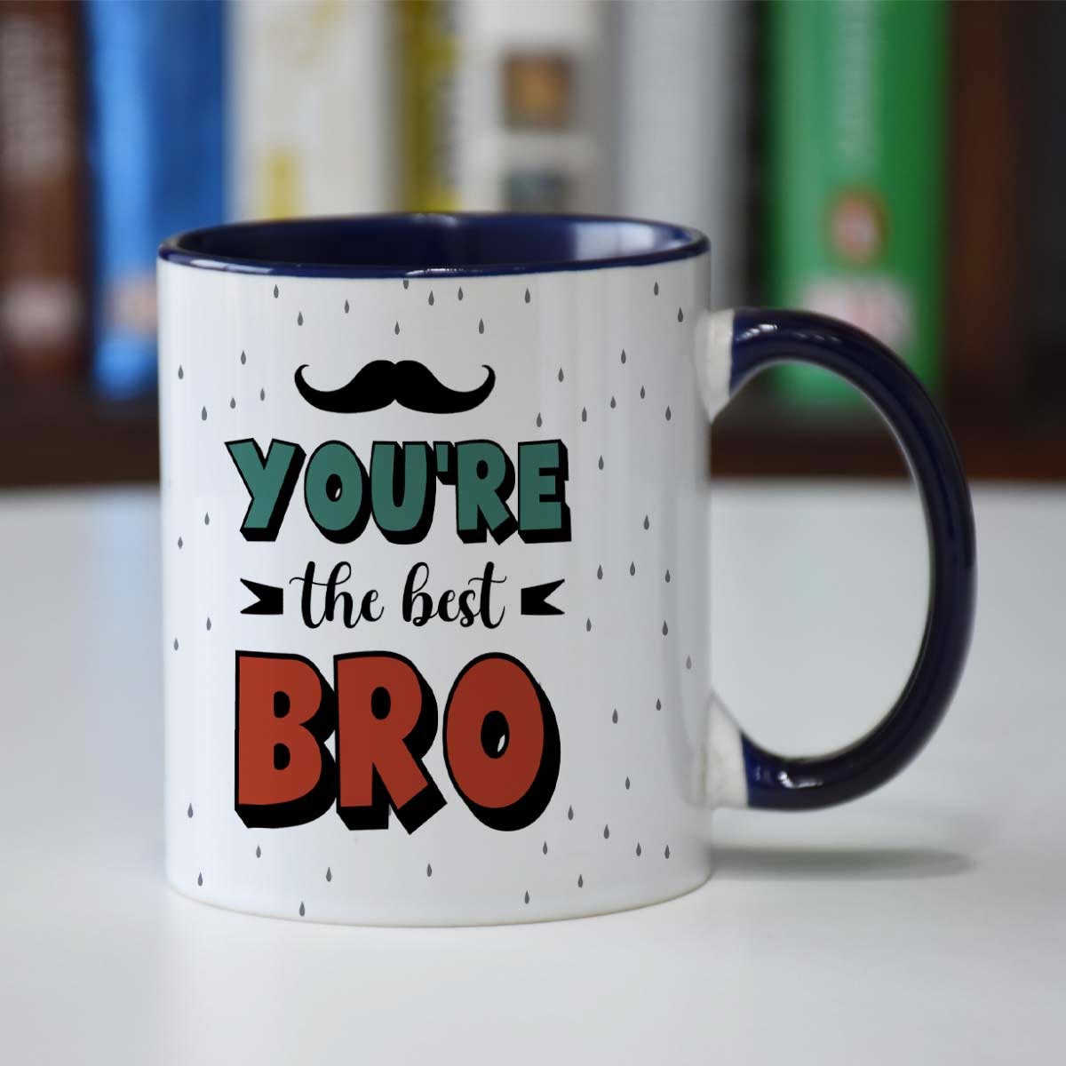 You are the Best Bro Colored Coffee Mug-1