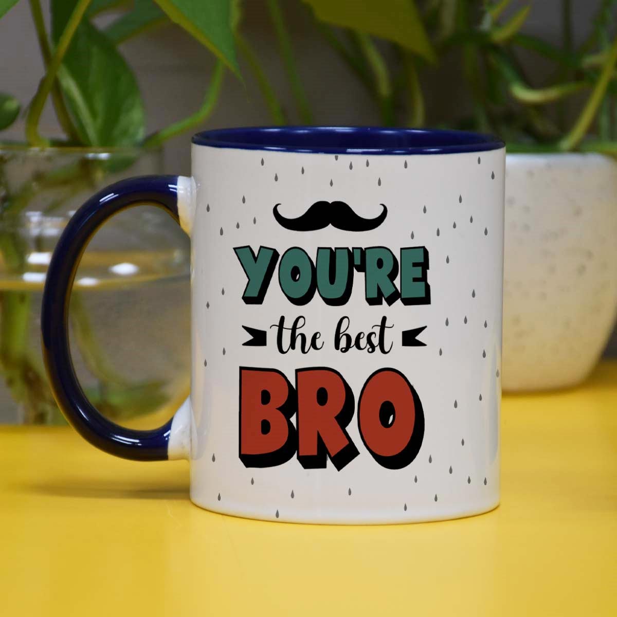 You are the Best Bro Colored Coffee Mug