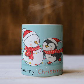 Merry Moments: Penguin Christmas Ceramic Mug