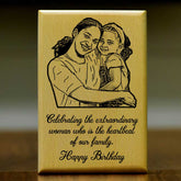 Personalized Engraved Wooden Photo Frame For Birthday