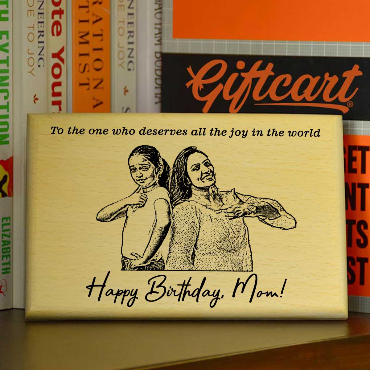 Personalized Birthday Engraved Wooden Photo Frame For Mother's/mom