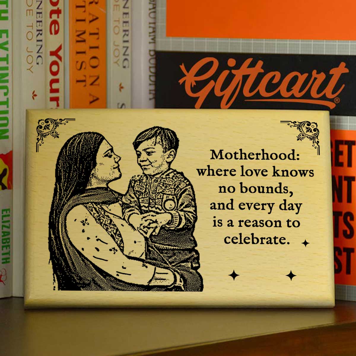 Personalized Engraved Wooden Photo Frame For Mother/mom