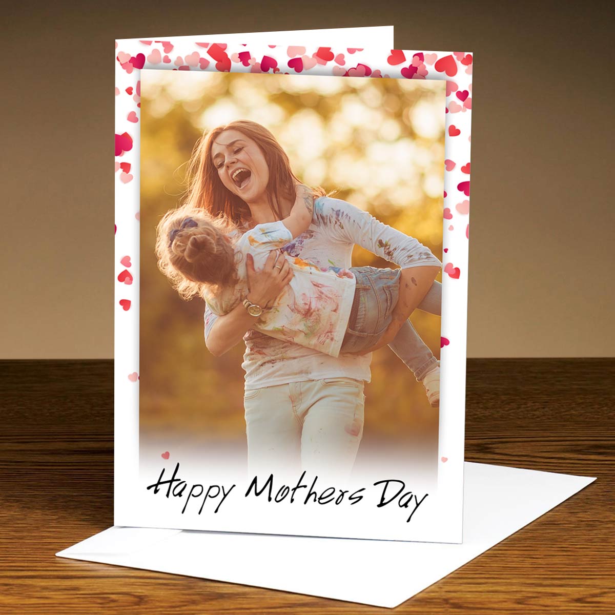 Personalized Happy Mother's Day Photo Greeting Card Gift For Mom-1