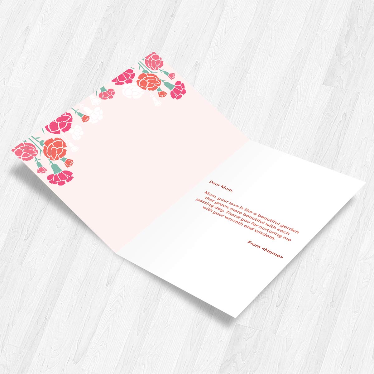 Personalized Mom Photo Greeting Card Gift For Mother's Day 2