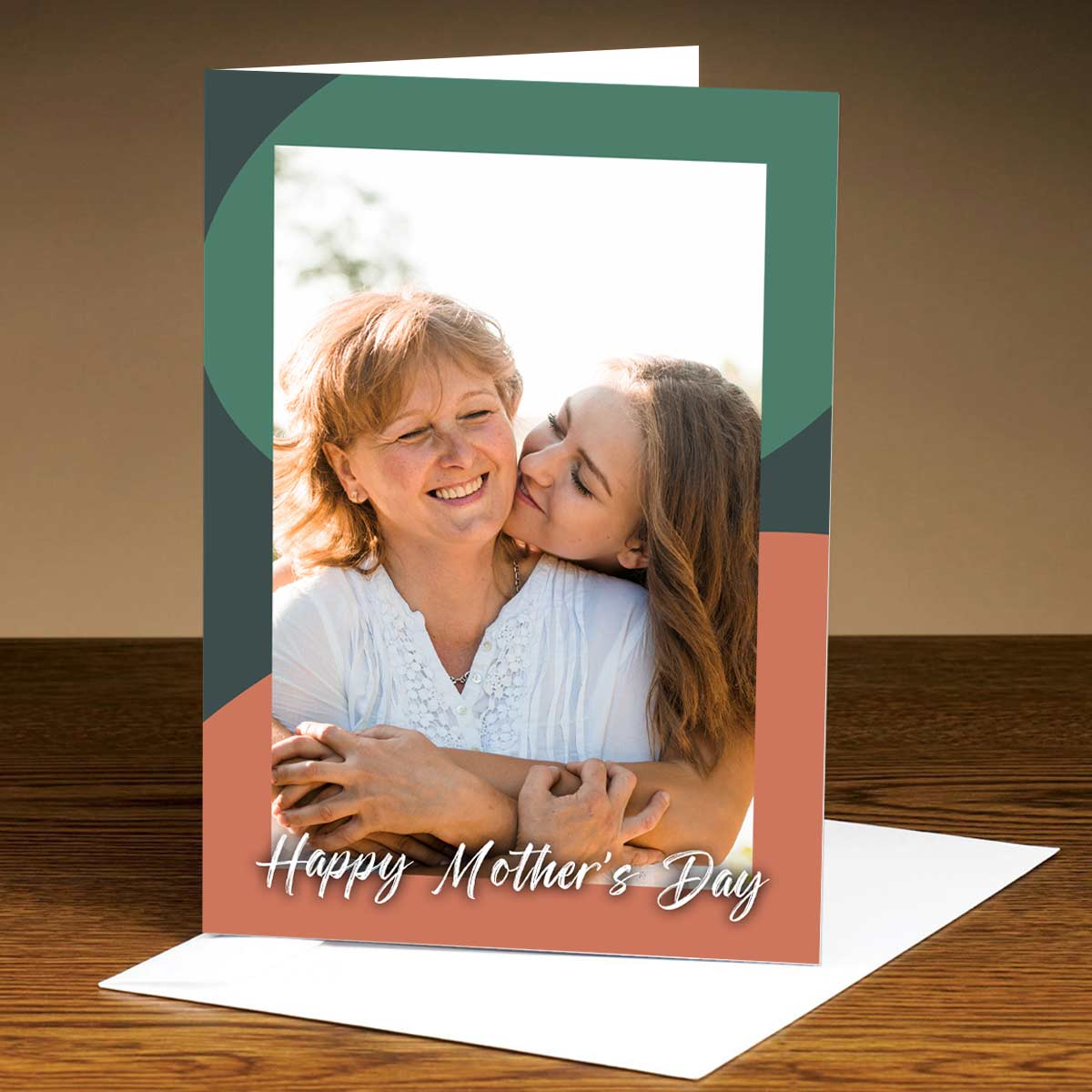 Customized Happy Mother's Day Photo Greeting Card Gift For Mom 1