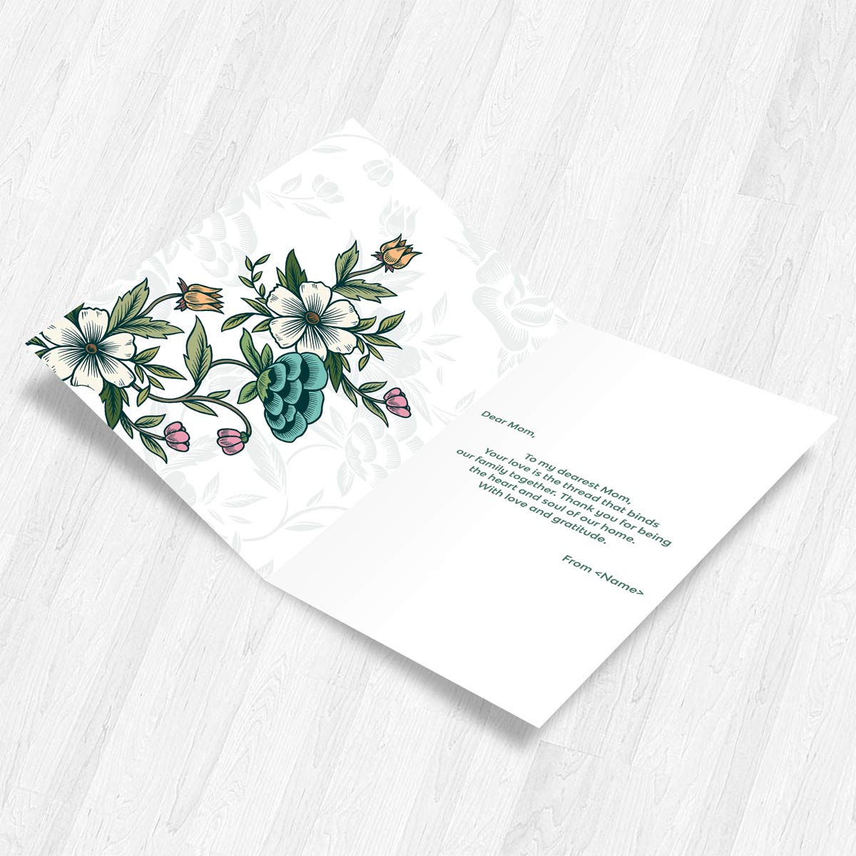 Customized Happy Mother's Day Photo Greeting Card Gift For Mom 2