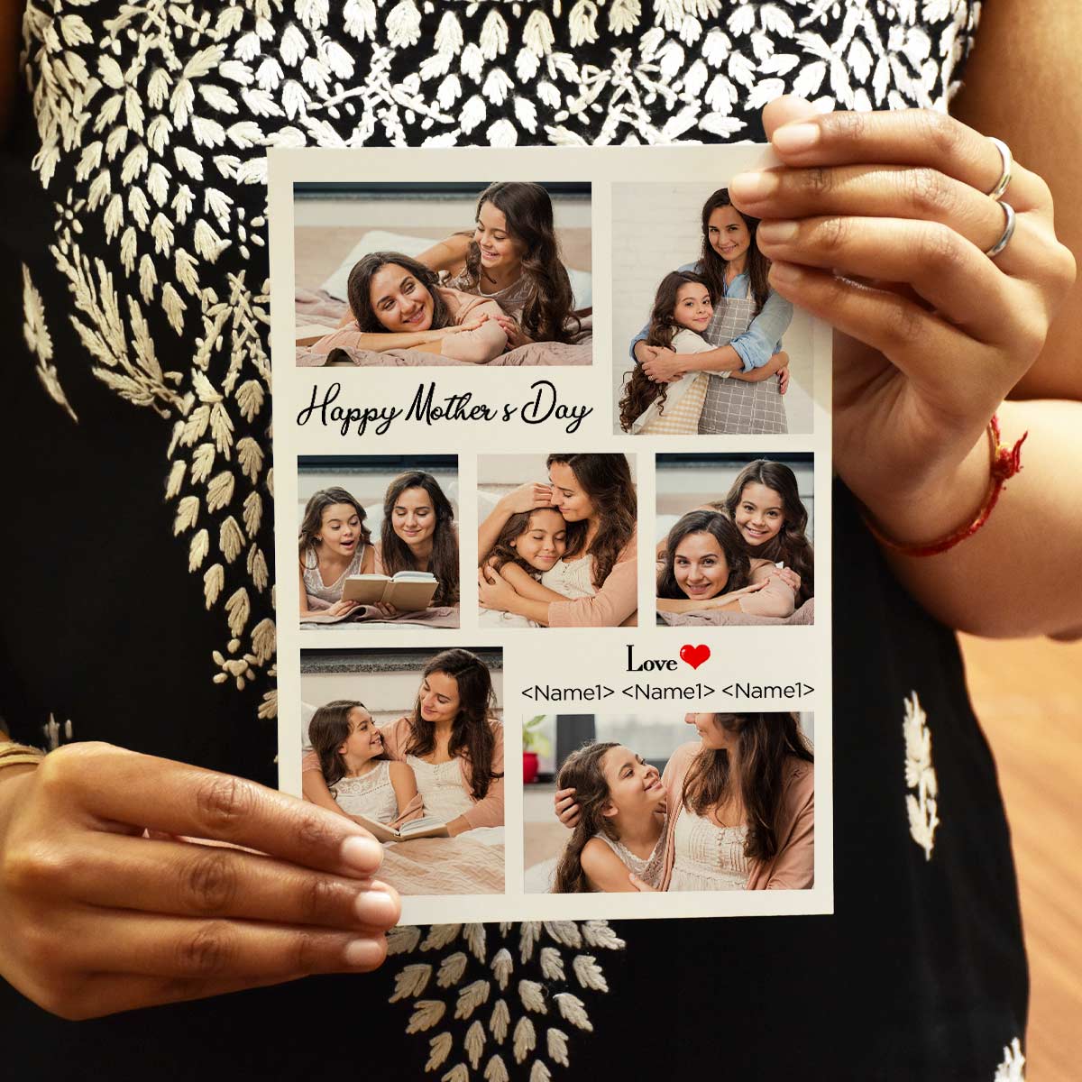 Personalised Happy Mother's Day Photo Greeting Card Gift For Mom_1