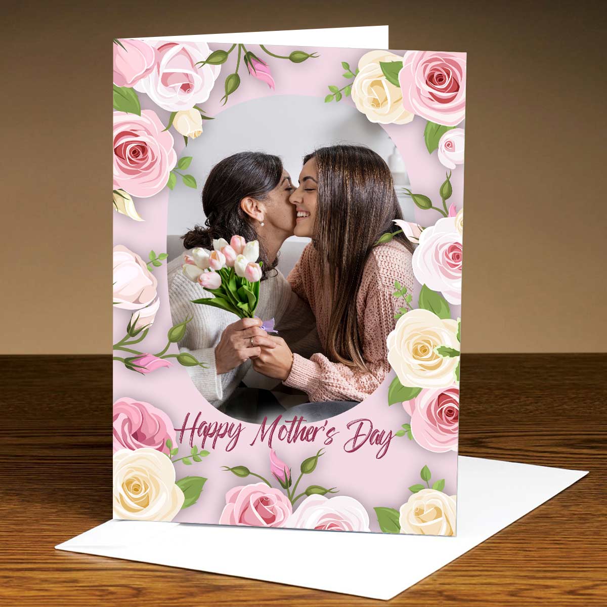 Personalized Happy Mothers Day Photo Greeting Card Gift For Mom 1