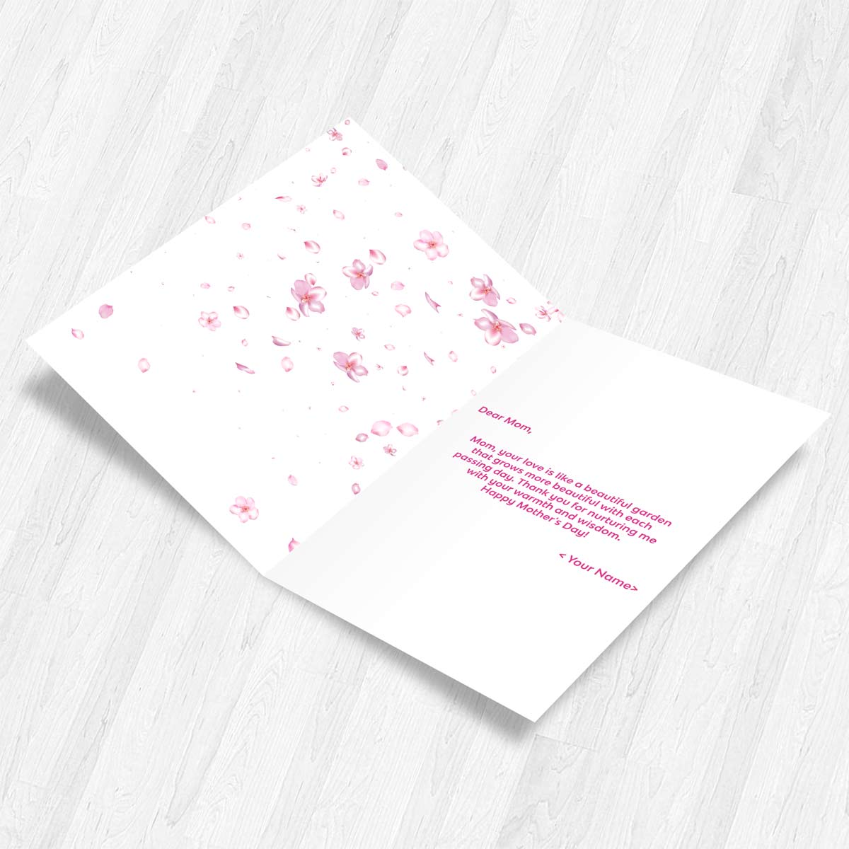 Personalized Happy Mothers Day Photo Greeting Card Gift For Mom 2