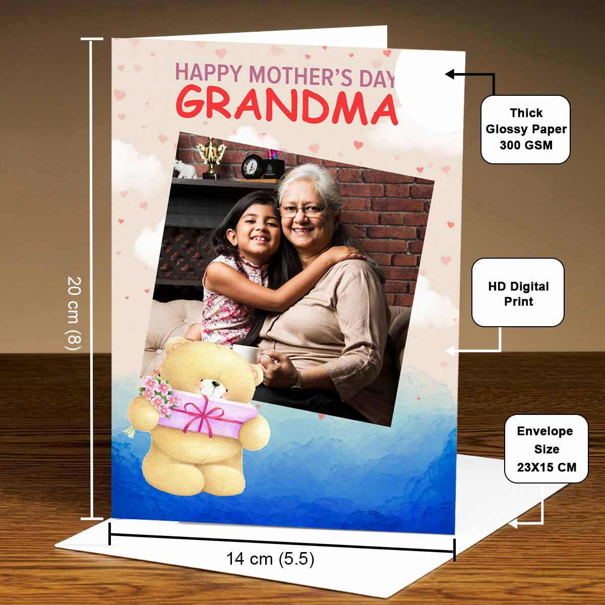 Happy Mothers Day Grandma Greeting Card Gift For Grand Maa-5