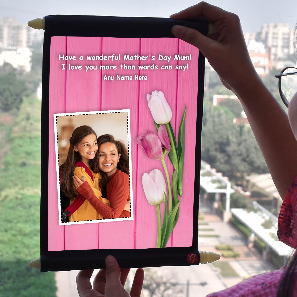 Customized Wonderful Mother's Day Scroll Gift For Mom-1