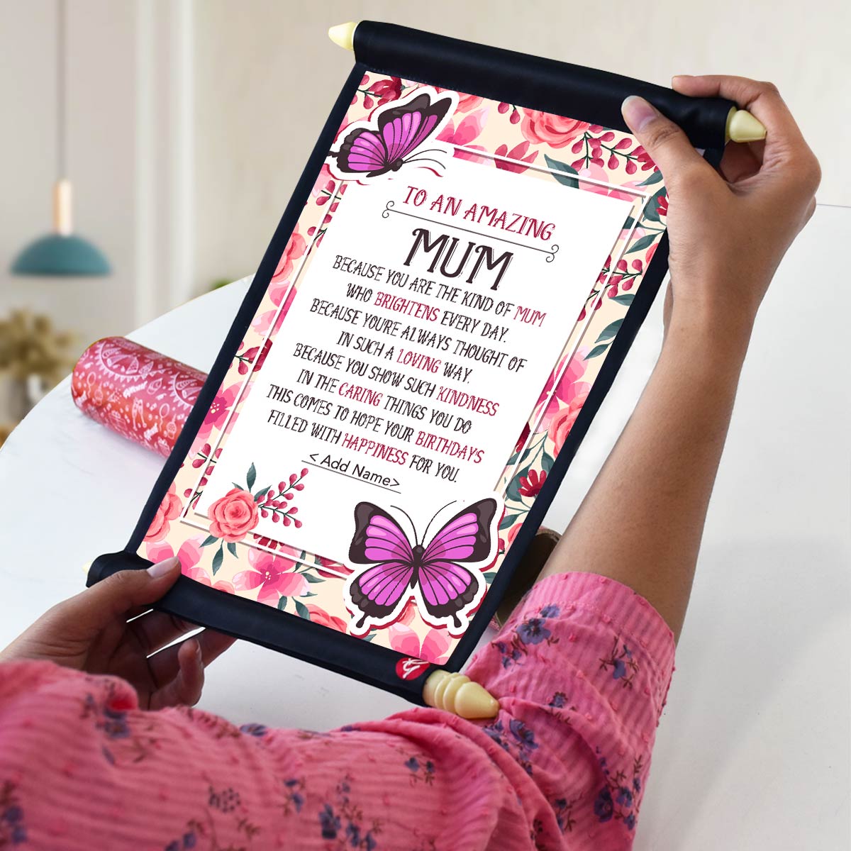 To An Amazing Mum Scroll Gift Mother's Day-3
