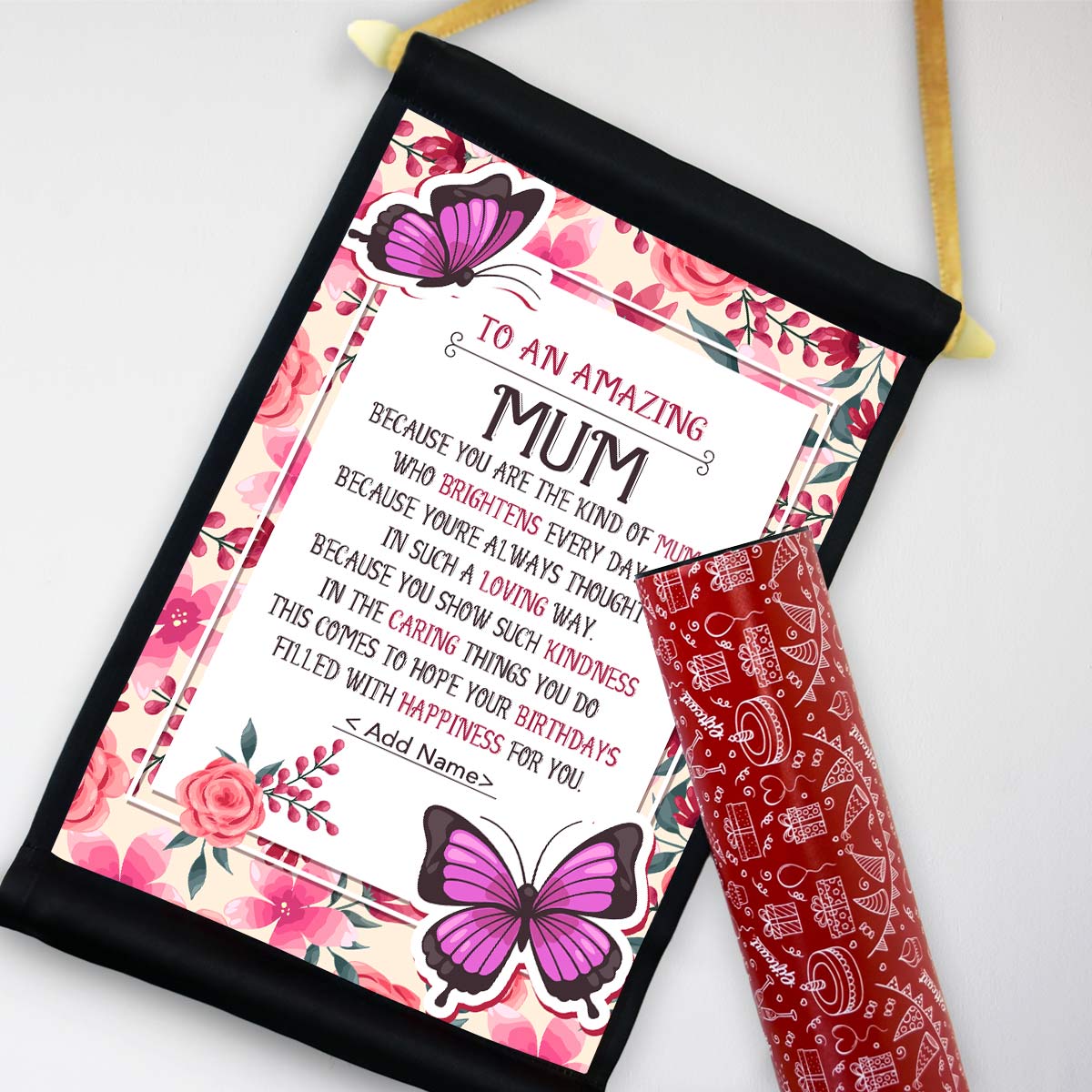 To An Amazing Mum Scroll Gift Mother's Day-6