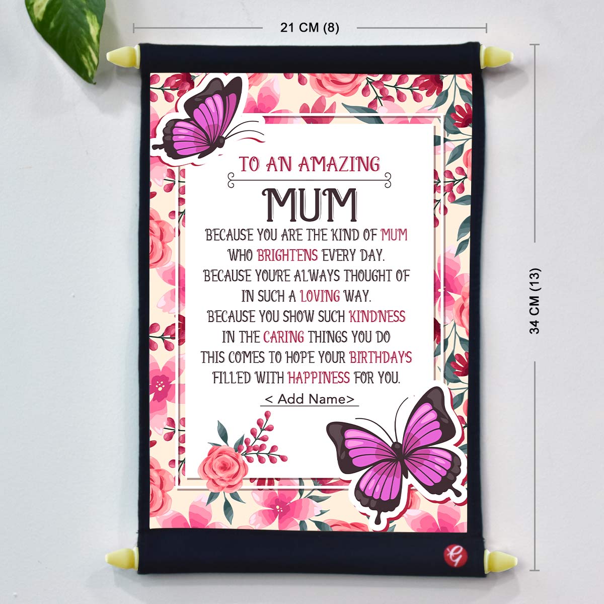 To An Amazing Mum Scroll Gift Mother's Day-5