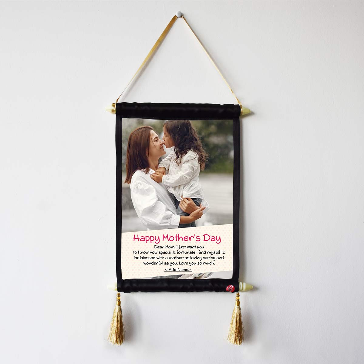 Personalized Happy Mother's Day Photo Scroll Gift For Mom-5