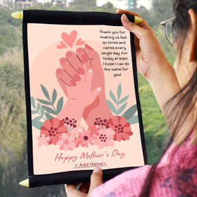Thankyou for making us feel Loved Mothers Day Gift Satin Scroll