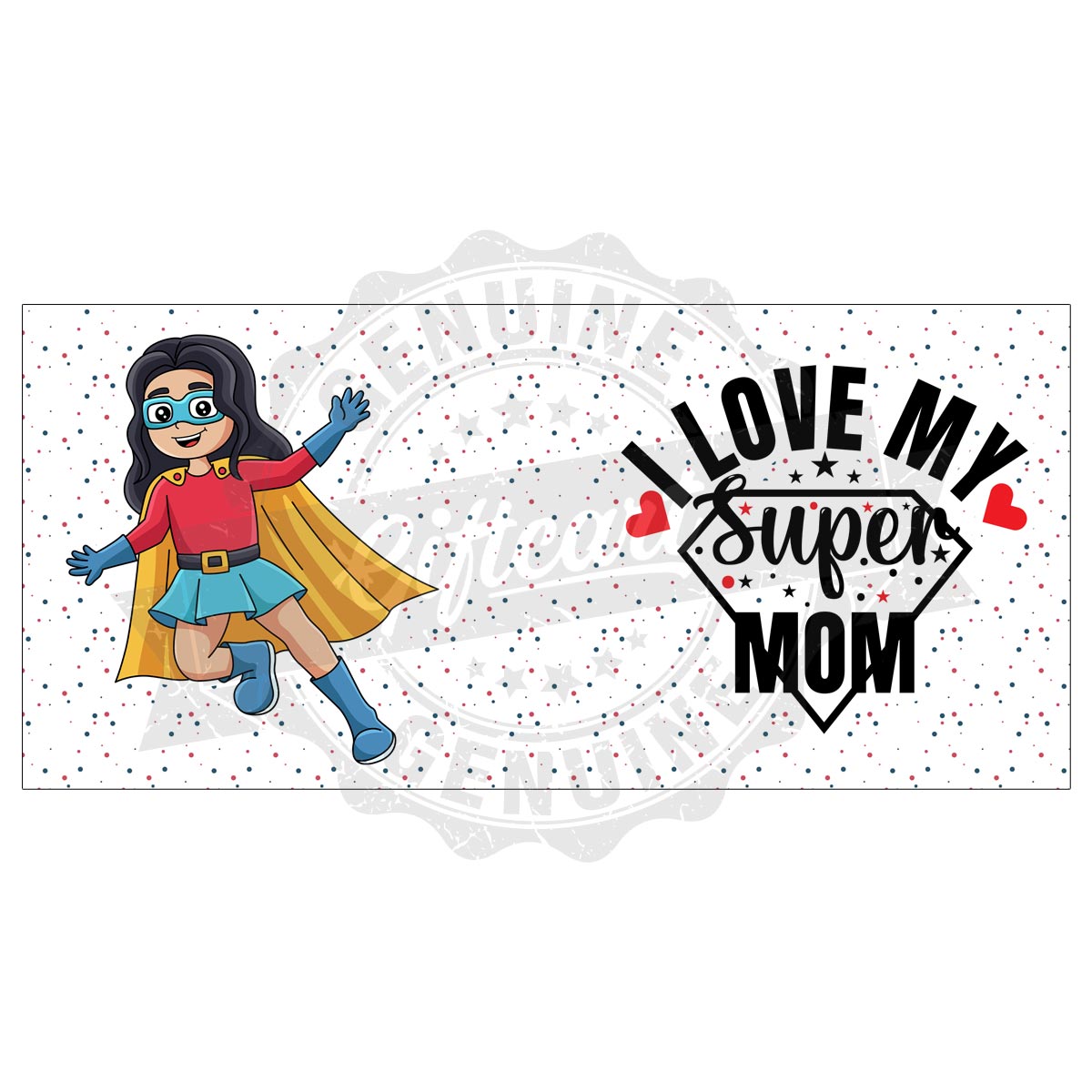I Love My Supermom Coffee Mug Gift For Mom-5