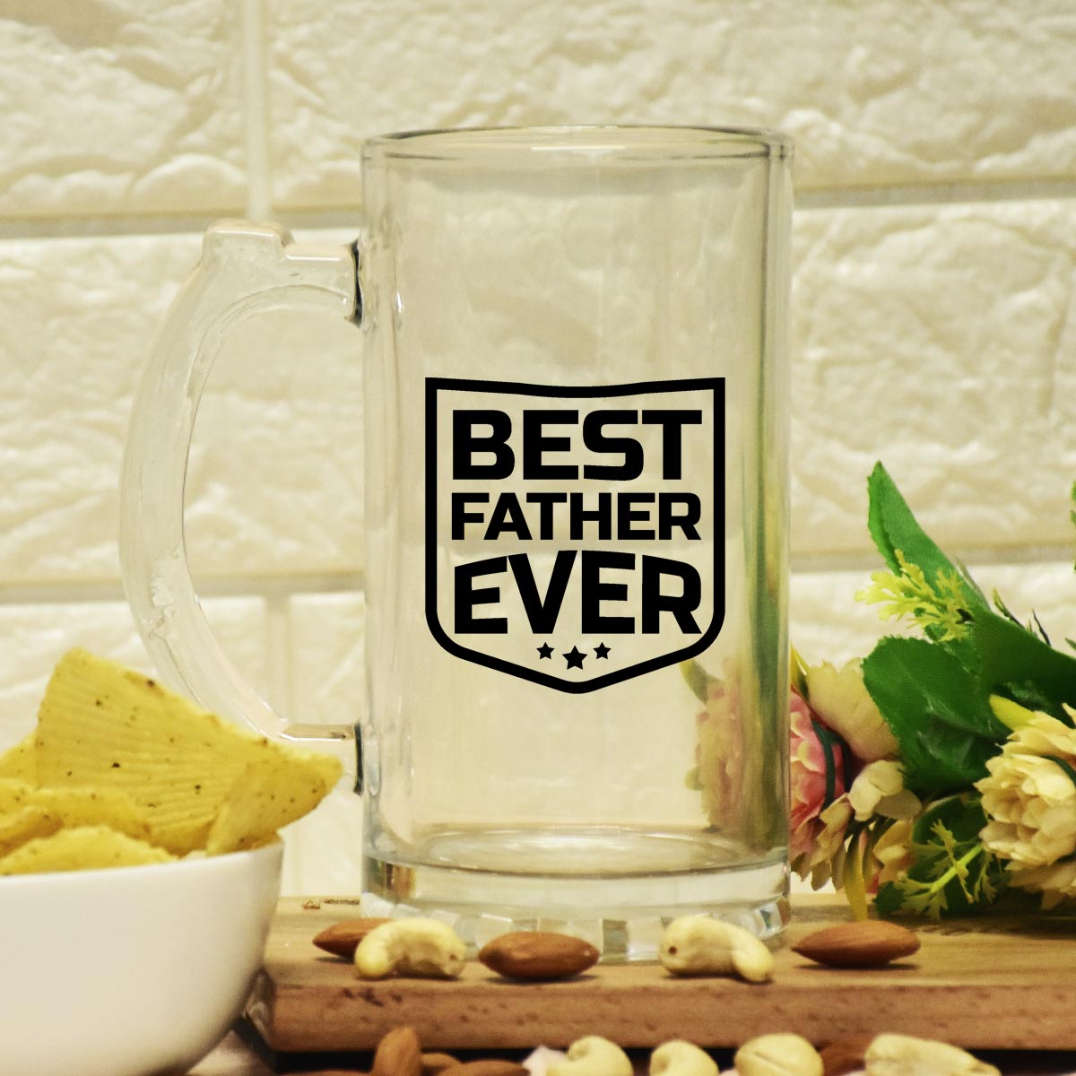 Best Ever Father Frosted Beer Mug