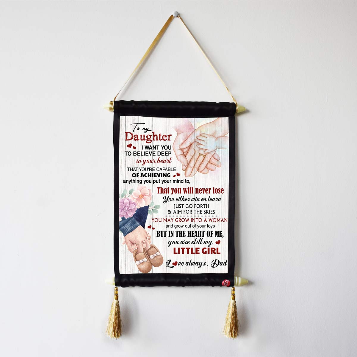 love dad Satin Scroll