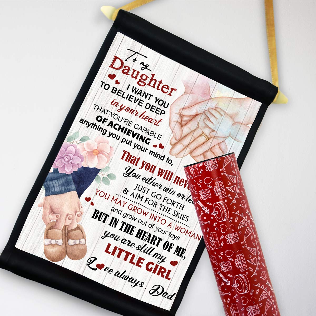 love dad Satin Scroll
