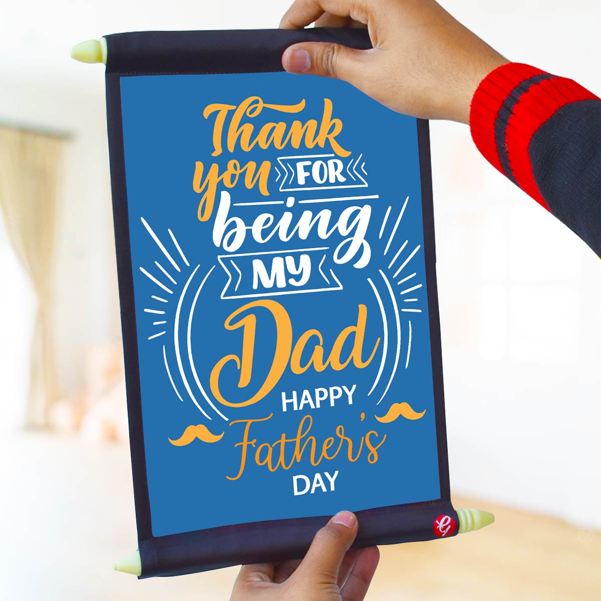 Thank You For Being My Dad Scroll Gift For Father's Day 3