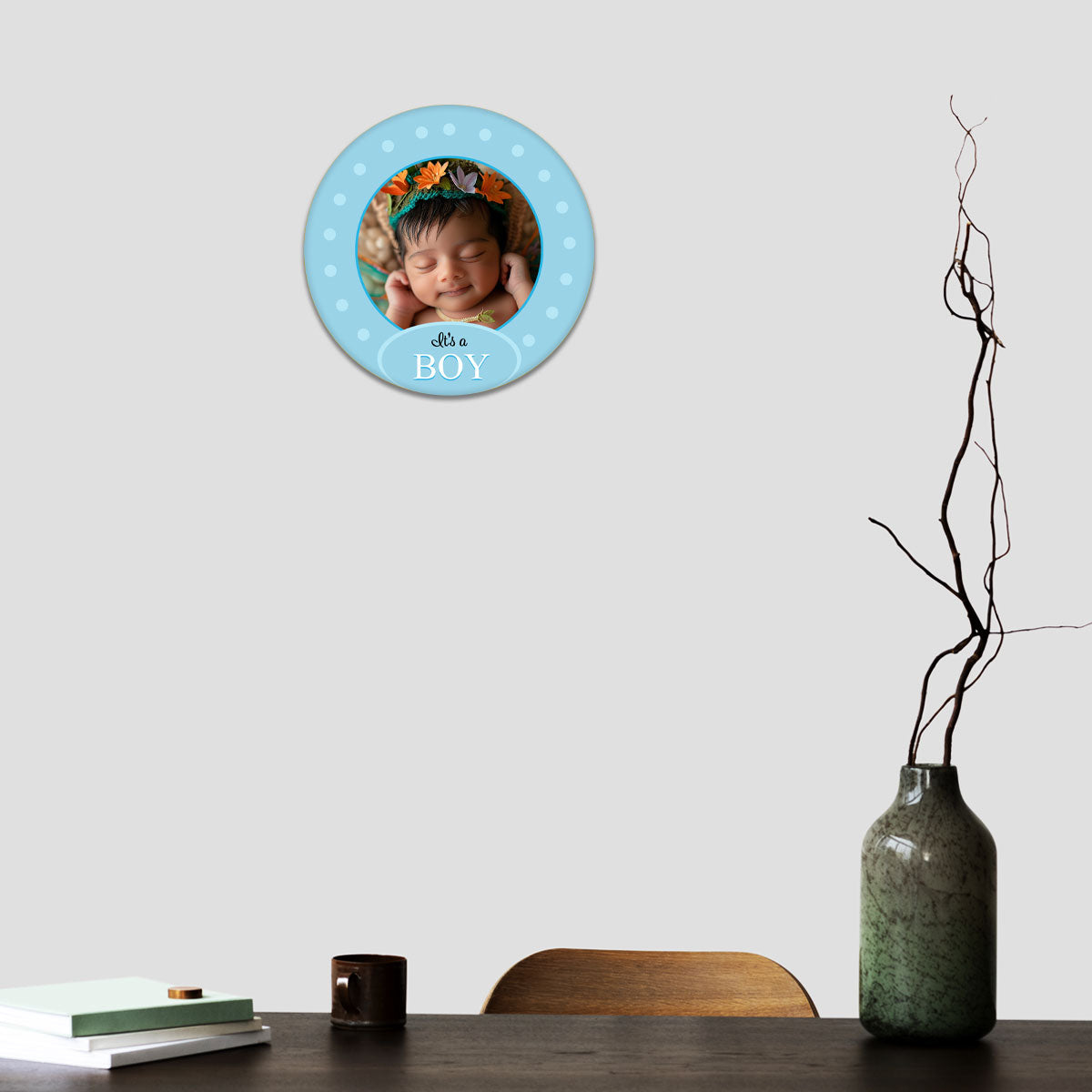 Personalised It's a Boy MDF Plate Gift