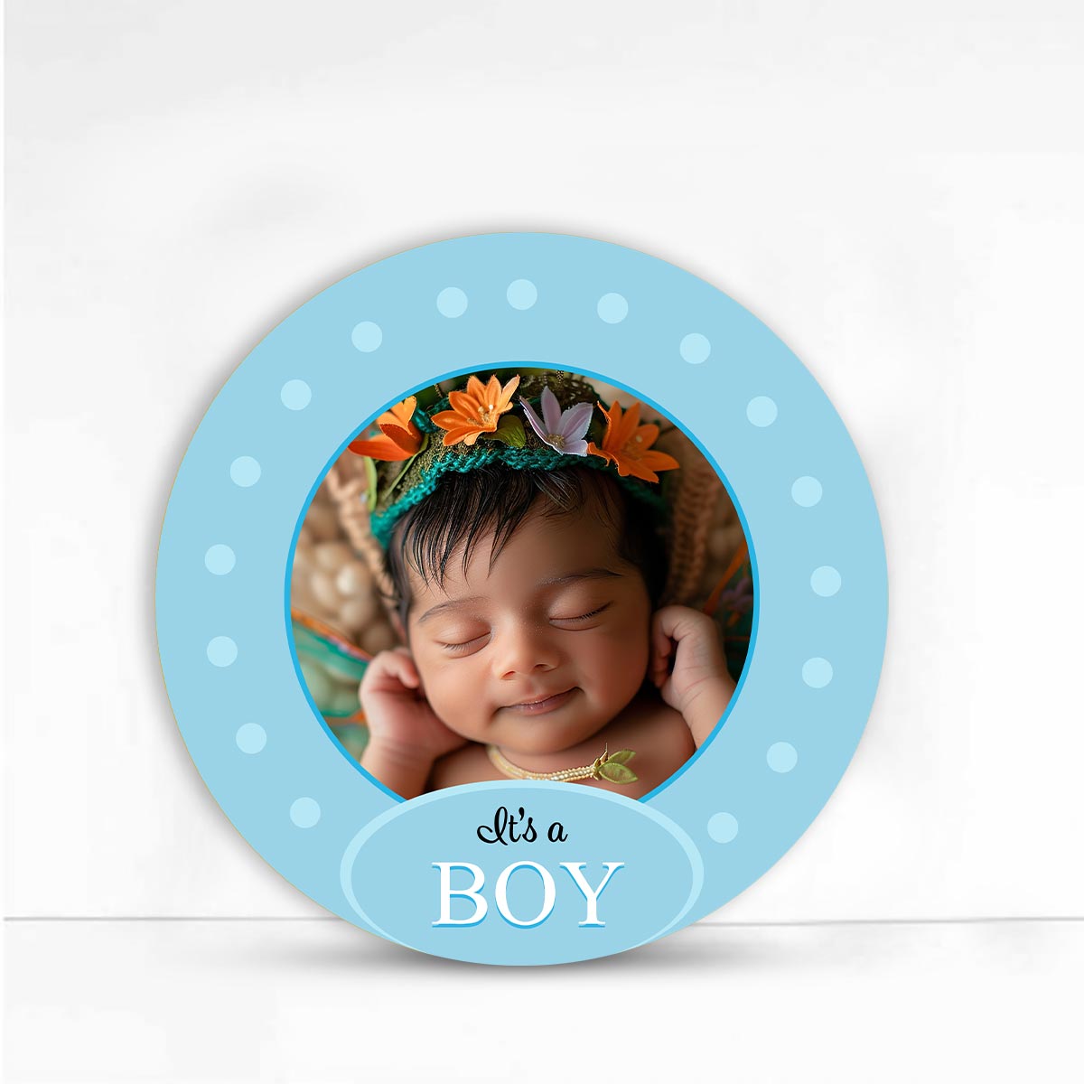 Personalised It's a Boy MDF Plate Gift
