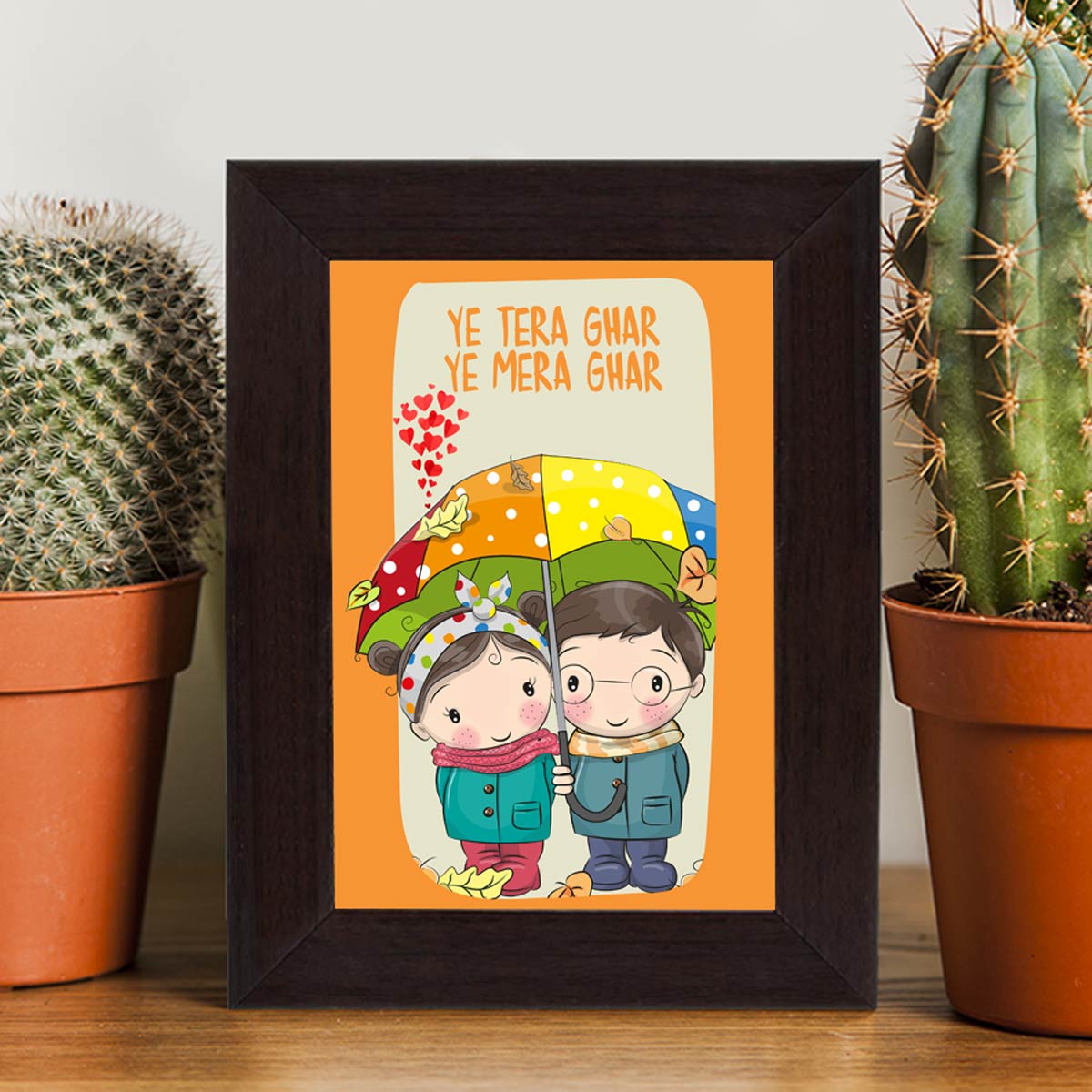 Yeh Tera Ghar Yeh Mera Ghar Poster Frame