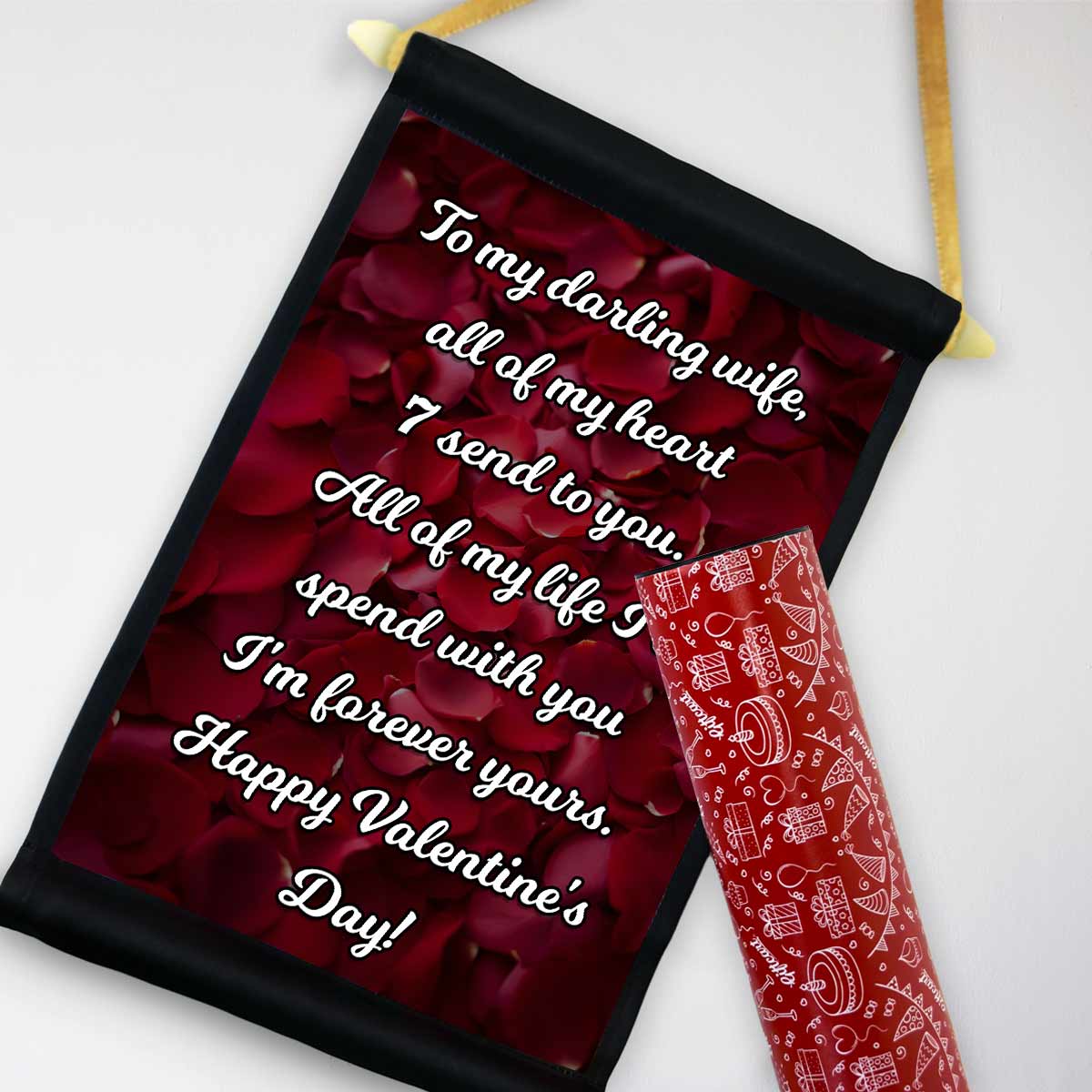 To My Darling Wife Scroll for Valentine's Day
