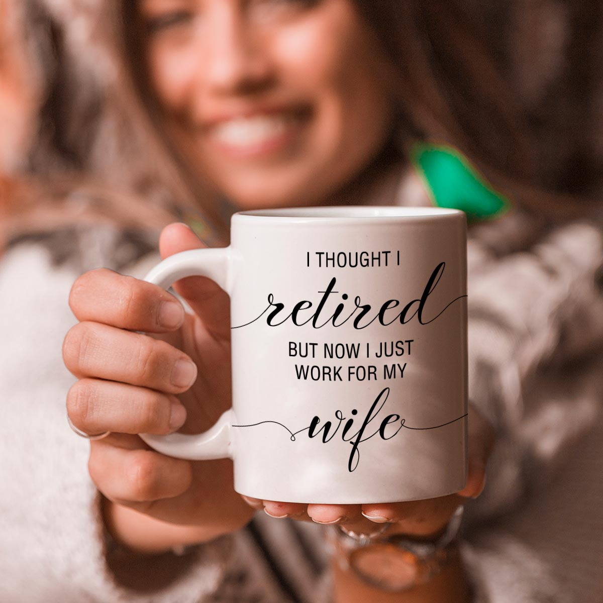 I Thought I Retired Coffee Mug Gift For Retirement
