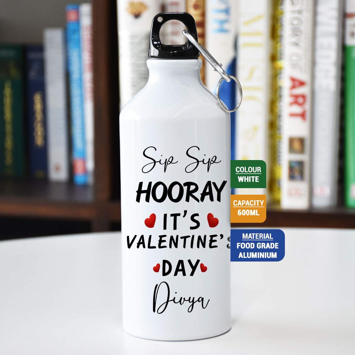 Personalized It's Valentine's Day Bottle Gift For Valentine's Day