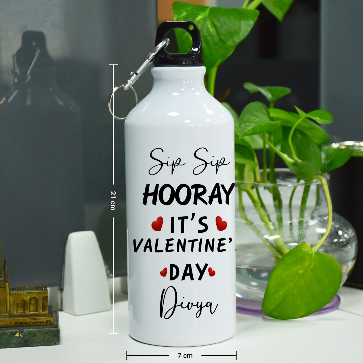 Personalized It's Valentine's Day Bottle Gift For Valentine's Day