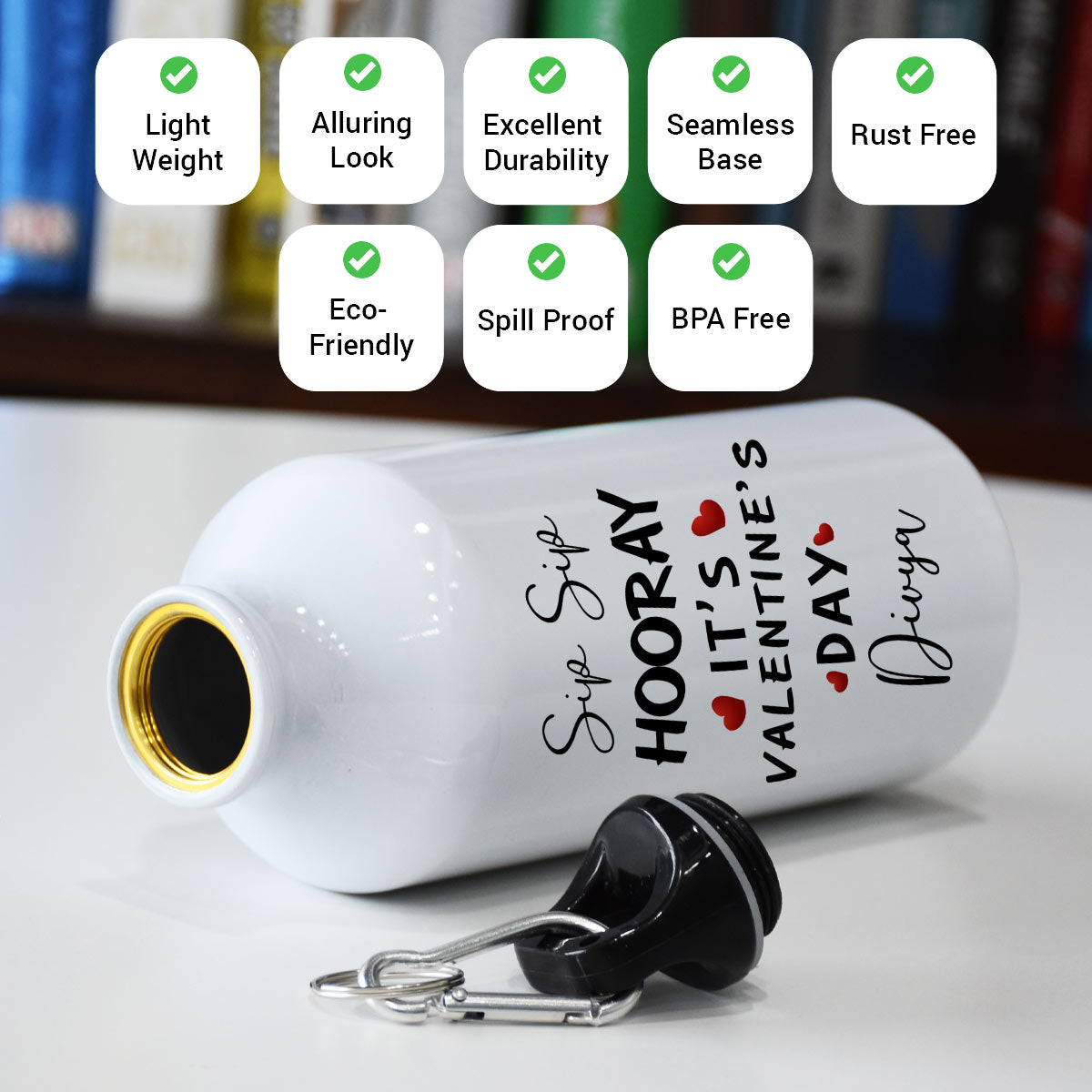 Personalized It's Valentine's Day Bottle Gift For Valentine's Day